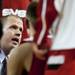 Saginaw Valley State head coach Randy Baruth talks to his players on Monday. Daniel Brenner I AnnArbor.com